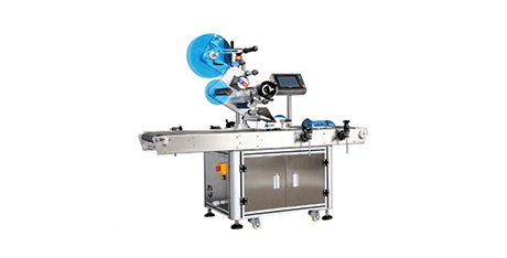 Automatic plane labeling machine for food bag