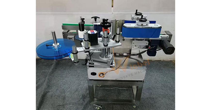 ST510 Right To Left Tabletop Automatic Jars Bottles Cans Labeling Machine