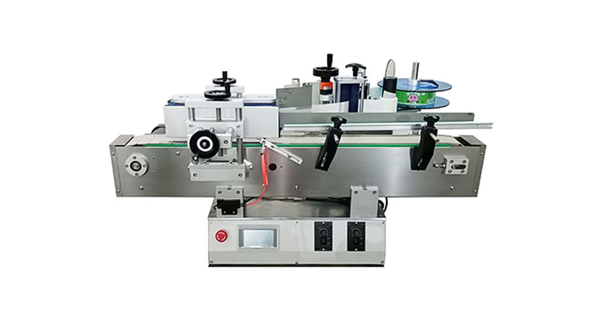 ST510 Right To Left Tabletop Automatic Jars Bottles Cans Labeling Machine