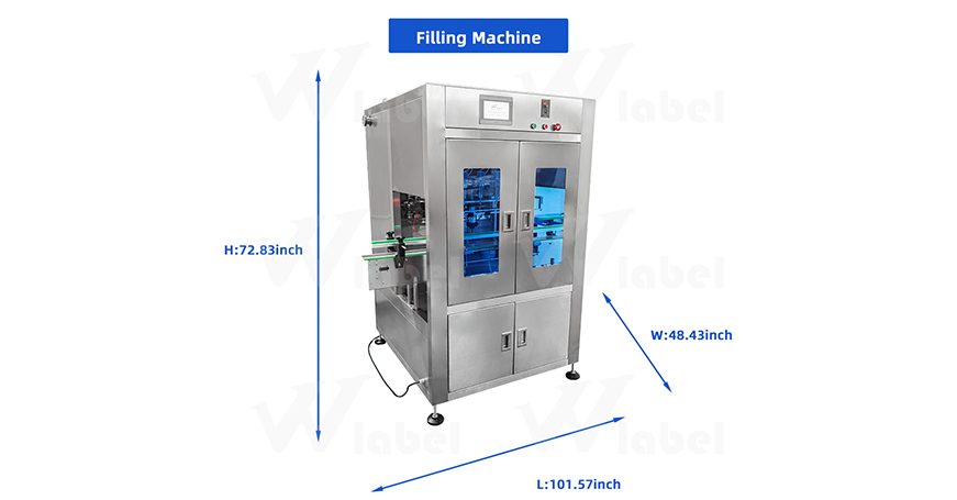 4 Heads  Auto Liquid Filling Capping Heat Shrinking Production Line with Unscrambler