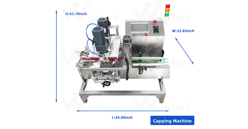 Desktop Liquid Filling Capping Production Line without Vibrating plate