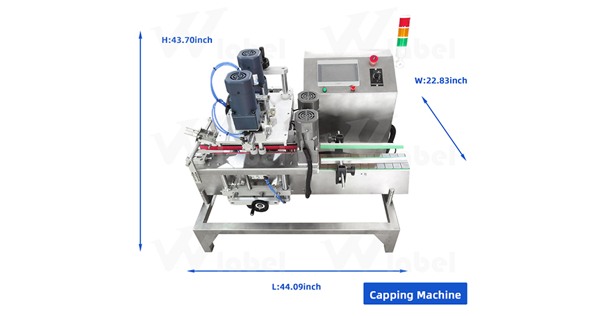 Desktop Small Liquid Filling Capping Labeling Machine Line