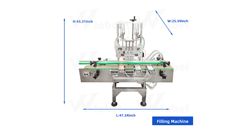 Tabletop Small Filling Capping Shrinking Labeling Line For Wine Bottle