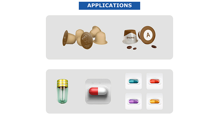 Fully automatic custom packaging capsule production line