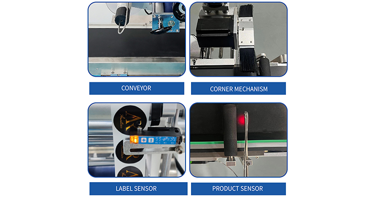 New design corner wrap automatic labeling machine