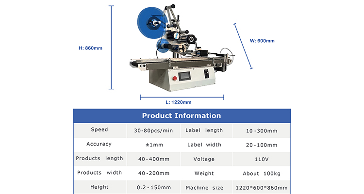 New design corner wrap automatic labeling machine