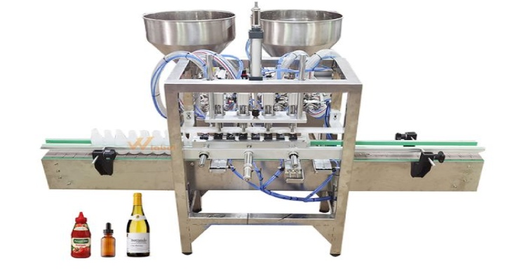 Desktop 4 Heads Automatic Filling Machine for Bottles/Wine/Liquid/Beer