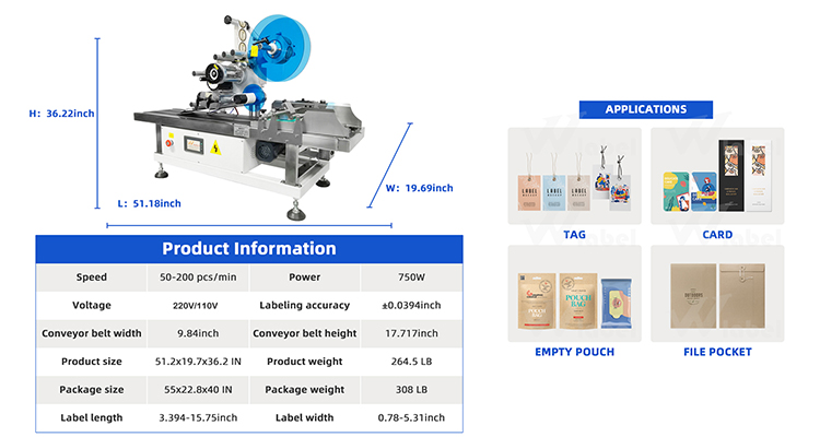 You Can Get Automatic Mylar Bag Tabletop Pouch Flat Surface Labeling Machine Within 1 Week